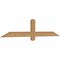 Ekena Millwork Eugene Smooth Timber Gable Bracket, Western Red Cedar, 60"W x 12"H x 1 1/2"D x 3 1/2"F, 5/12 Pitch GBW060X12X0204EUG00SWR - alternate 4